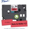 Brother Genuine P-touch TZe451 BK on RD Label Tape, Laminated, 24mmX8m 2