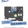 Brother Genuine P-touch TZe531 BK on BK Label Tape, Laminated, 12mmX8m 2