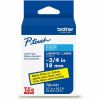 Brother Genuine P-touch TZe641 BK on YL Label Tape, Laminated, 18mmX8m 1