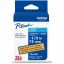 Brother Genuine P-touch TZeB31 BK on FLUOR ORG Label Tape, Laminated, 12mmX5m 1