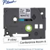 Brother Genuine P-touch TZeFX231 BK on WHT Label Tape, Flexible ID Laminated, 12mmX8m 2