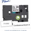 Brother Genuine P-touch TZeFX251 BK on WHT Label Tape, Flexible ID Laminated, 24mmX8m 2