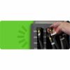 Brother Genuine P-touch TZeFX251 BK on WHT Label Tape, Flexible ID Laminated, 24mmX8m 11
