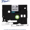 Brother Genuine P-touch TZeN201 BK on WHT Narrow Non-Laminated Label Tape, 3.5mmX8m 2