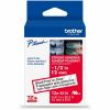 Brother Genuine P-touch TZeS131 BK on CLR Label Tape, Strong Adhesive Lam., 12mmX8m 1