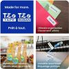 Brother Genuine P-touch TZeS211 BK on WHT Label Tape, Strong Adhesive Lam., 6mmX8m 5