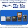 Brother Genuine P-touch TZeS211 BK on WHT Label Tape, Strong Adhesive Lam., 6mmX8m 8
