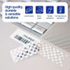 Brother Genuine P-touch TZeSE4 BK on WHT Tamper-Evident Label Tape, Laminated, 18mmX8m 4