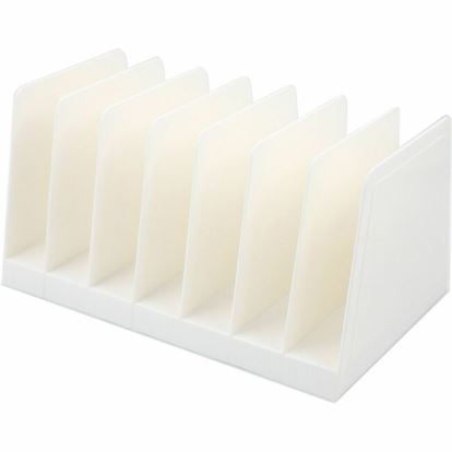 Business Source 6-slot Inclined Desk Step Sorter 1