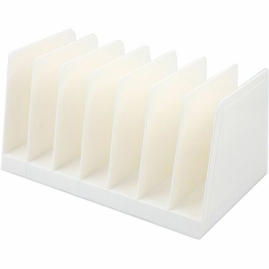 Business Source 6-slot Inclined Desk Step Sorter 1