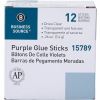 Business Source Bulk Purple Glue Sticks 2