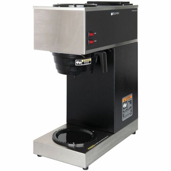 BUNN 12 Cup Pourover Coffee Brewer with 2 Warmers and Black finish 1