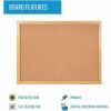 MasterVision Oak Frame 3'x2' Cork Bulletin Board 5