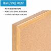 MasterVision Oak Frame 3'x2' Cork Bulletin Board 6