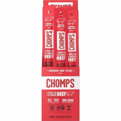 CHOMPS Original Beef Snack Sticks 1