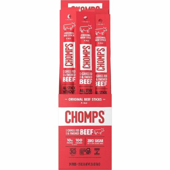 CHOMPS Original Beef Snack Sticks 1