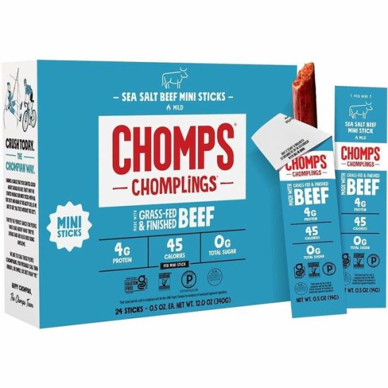 CHOMPS Beef Jerky Sticks 1