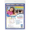 C-Line Reusable Dry Erase Pockets, Assorted Primary Colors, 9 x 12, 5/PK 4