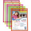 C-Line Reusable Dry Erase Pockets, Assorted, 9 x 12, 10/PK 2