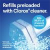 Clorox ToiletWand Toilet Cleaning and Disinfecting Scrubbing Pads Refills 4