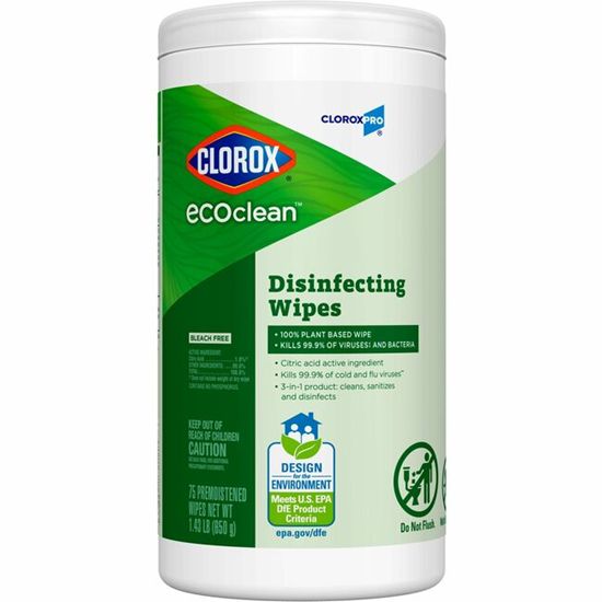 CloroxPro™ EcoClean Disinfecting Wipes 1