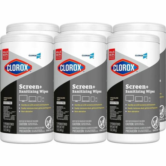 Clorox Screen + Sanitizing Wipes 1