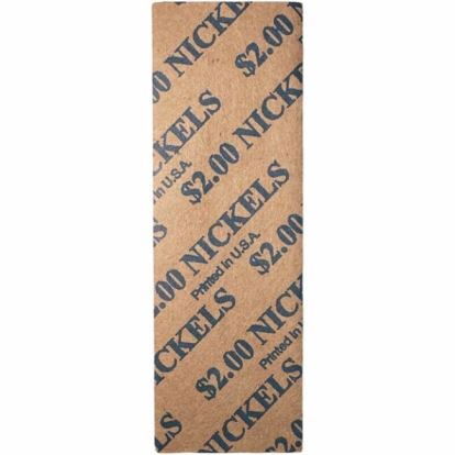 ControlTek Flat Tubular Coin Wrappers for Quarters 1