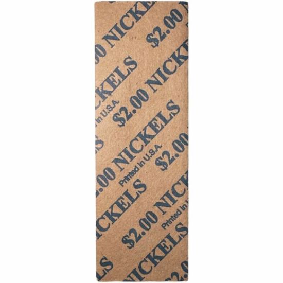 ControlTek Flat Tubular Coin Wrappers for Quarters 1
