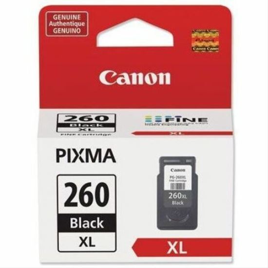 Canon PG-260 XL Original Extra Large Yield Inkjet Ink Cartridge - Black - 1 Pack 1