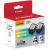 Canon PG-275XL/CL-276XL Original High Yield Inkjet Ink Cartridge - Value Pack - Return Program - Black, Tri-color - 2 Each 2