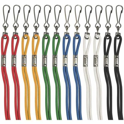 Champion Sports Heavy-Duty Nylon Lanyards, Assorted 1