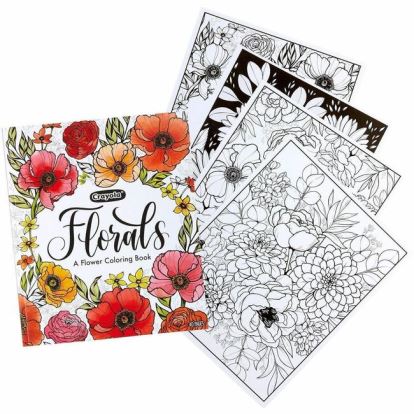 Crayola Florals, A Flower Coloring Book Printed Book 1