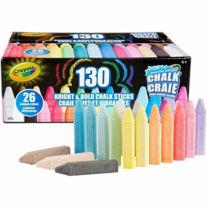 Crayola Washable Sidewalk Chalk 1