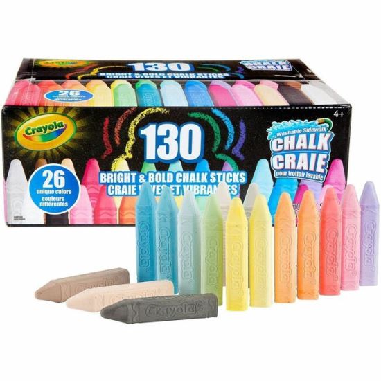 Crayola Washable Sidewalk Chalk 1