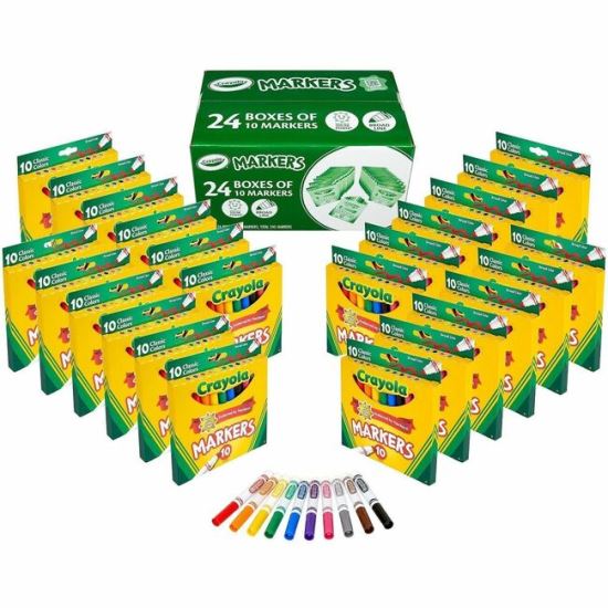 Crayola Bulk Broadline Marker Set 1