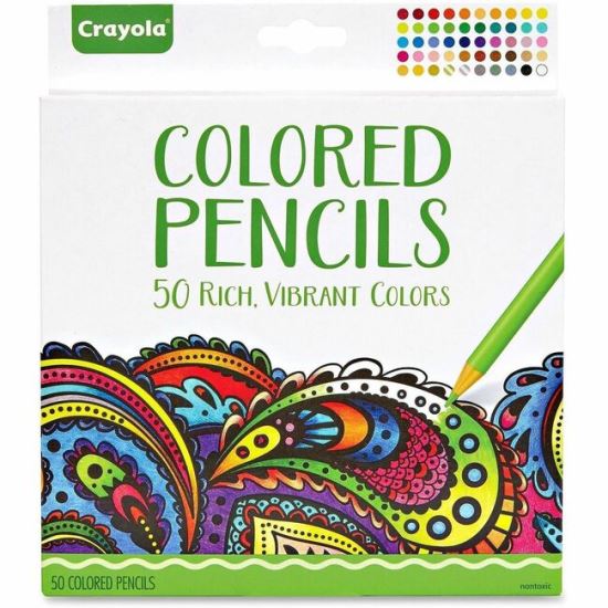 Crayola 50-count Colored Pencils 1