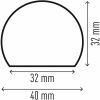 DURABLE Surface Protection Profile S32R - 5 PK 3