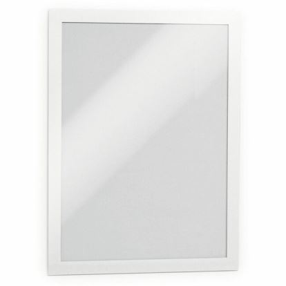 DURABLE DURAFRAME Letter, 8-1/2" x 11" , White - 2 PK 1