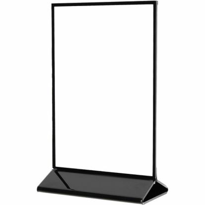 Deflecto Double-Sided Sign Holder w/Base 1