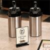 Deflecto Double-Sided Sign Holder w/Base 3