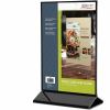 Deflecto Double-Sided Sign Holder w/Base 2
