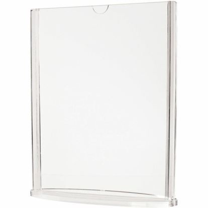 Deflecto Double-Sided Sign Holder w/Base 1