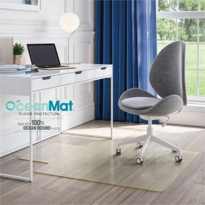 Deflecto OceanMat Chair Mat for Hard Floor 1