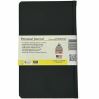 Dome Personal Journal - 5 x 8 Inch Hardcover Black Lined Journal Notebook 2