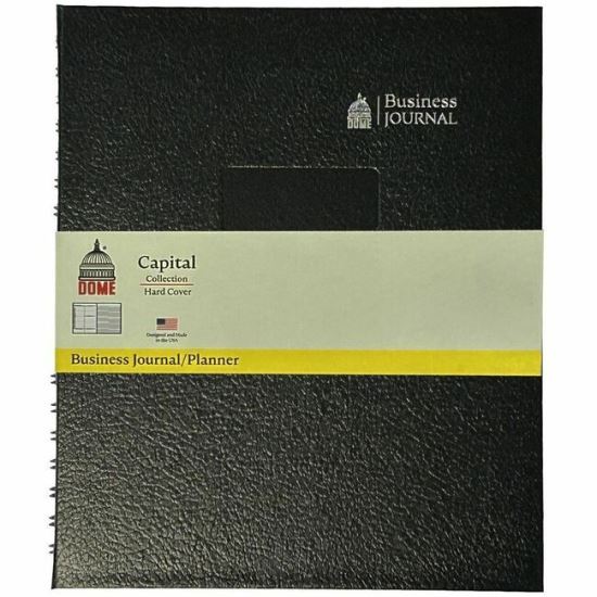 Dome Business Journal - 8 x 10 Inch Hardcover Professional Planner Notebook 1