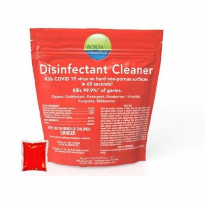 Diversey Disinfectant Floor Cleaner (RED), 1x 100ea, 4/CT 1