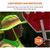 Ergodyne 8935CT Hi-Vis Ranger Sun Hat 3