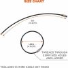 Ergodyne Arsenal 5719 Wire Cable Key Rings 5