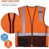 Ergodyne GloWear 8210Z Type R Economy Mesh Vest 5