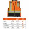 Ergodyne 8251HDZ-BK 2-Tone Hi-Vis Safety Vests 9